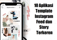 Aplikasi Template Instagram Feed dan Story Terkeren